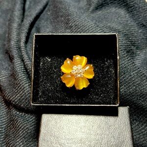 Heart Shaped Stones With Rhinestones in Center Size 5 3/4